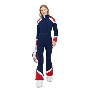 Perfect Moment Allos Skisuit Color-Blocked Snow Snowboarding Navy Red Size XL